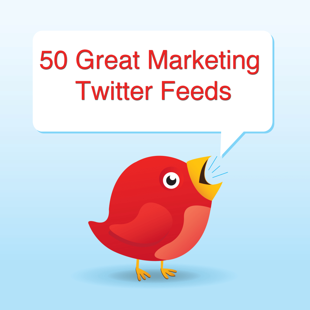 50 Great Marketing Twitter Feeds