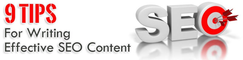9 Tips for Writing Effective SEO Content