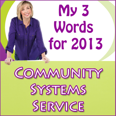 My Three Words for 2013