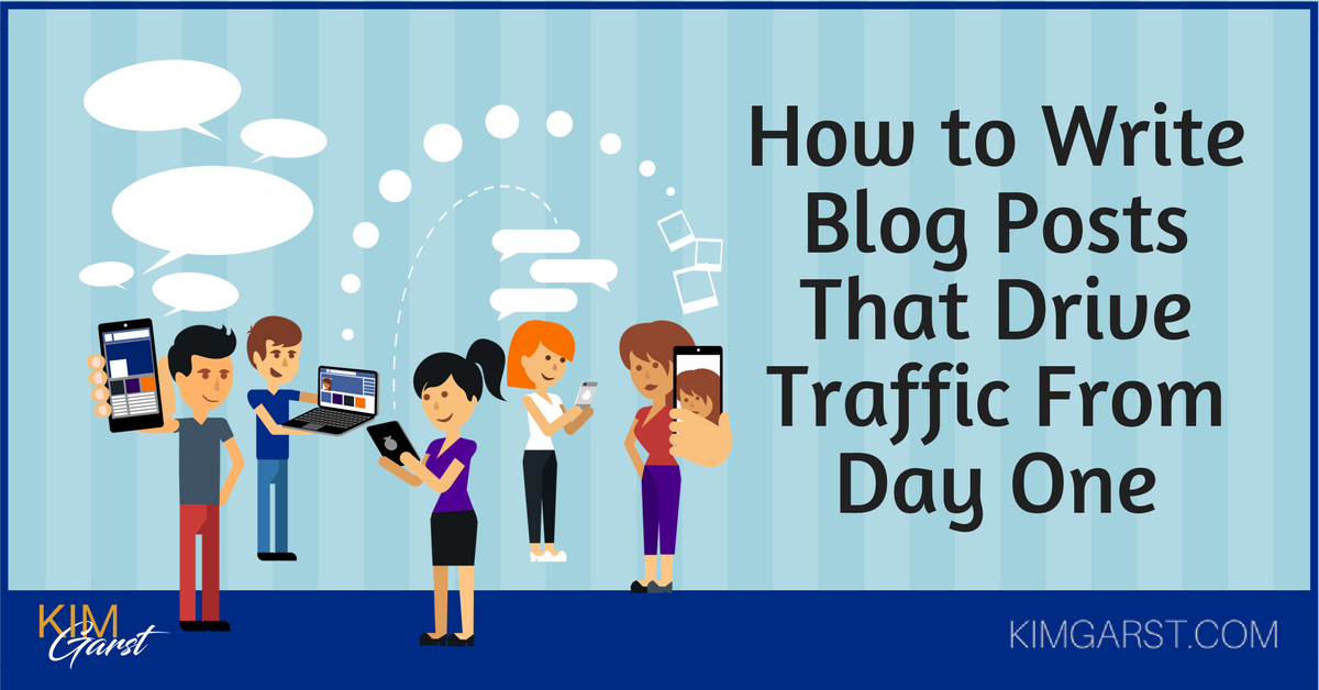 write a blog and post on facebook