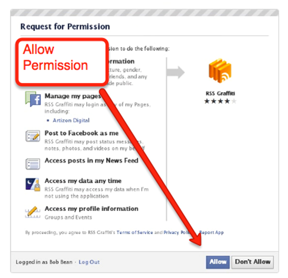 How to Add Your Blog Posts to Your Facebook Fan Page Blog To FBFP D How to Add Your Blog Posts to Your Facebook Fan Page