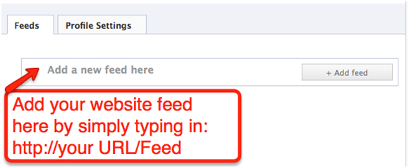 How to Add Your Blog Posts to Your Facebook Fan Page Blog To FBFP E How to Add Your Blog Posts to Your Facebook Fan Page