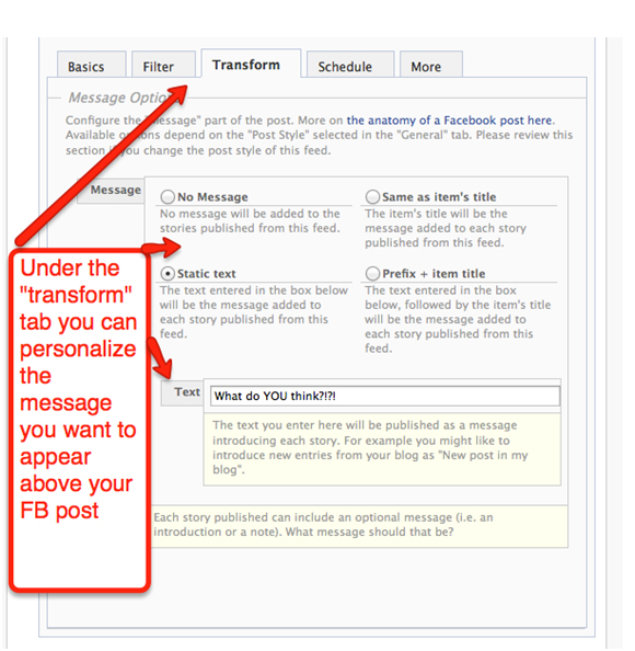 How to Add Your Blog Posts to Your Facebook Fan Page Blog To FBFP L How to Add Your Blog Posts to Your Facebook Fan Page