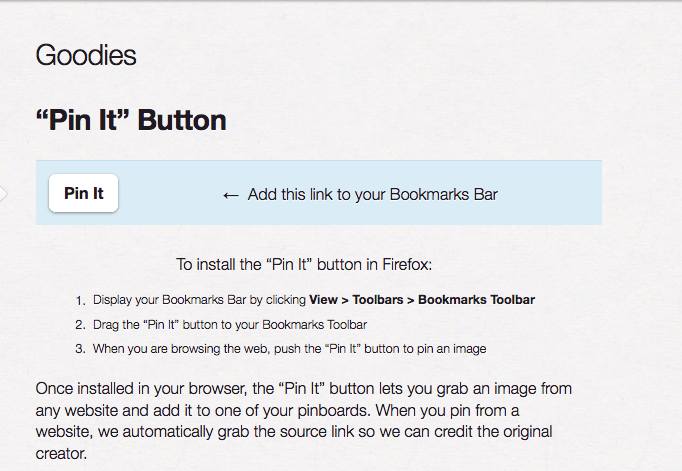 How to Install the Pin It Button of Pinterest in Firefox