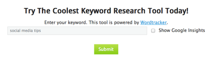 Keyword Tools 4