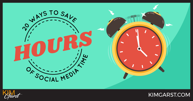 20 Ways to Save HOURS of Social Media Time