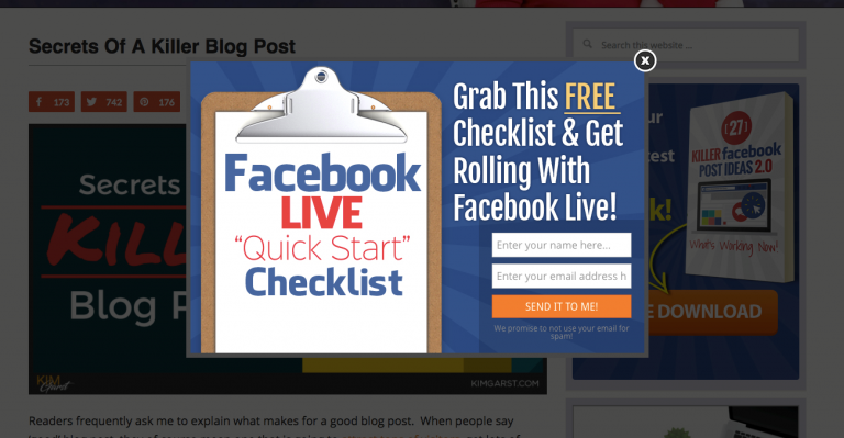 How To Get 1000 Blog Subscribers In 30 Days For Free Kim Garst Ai