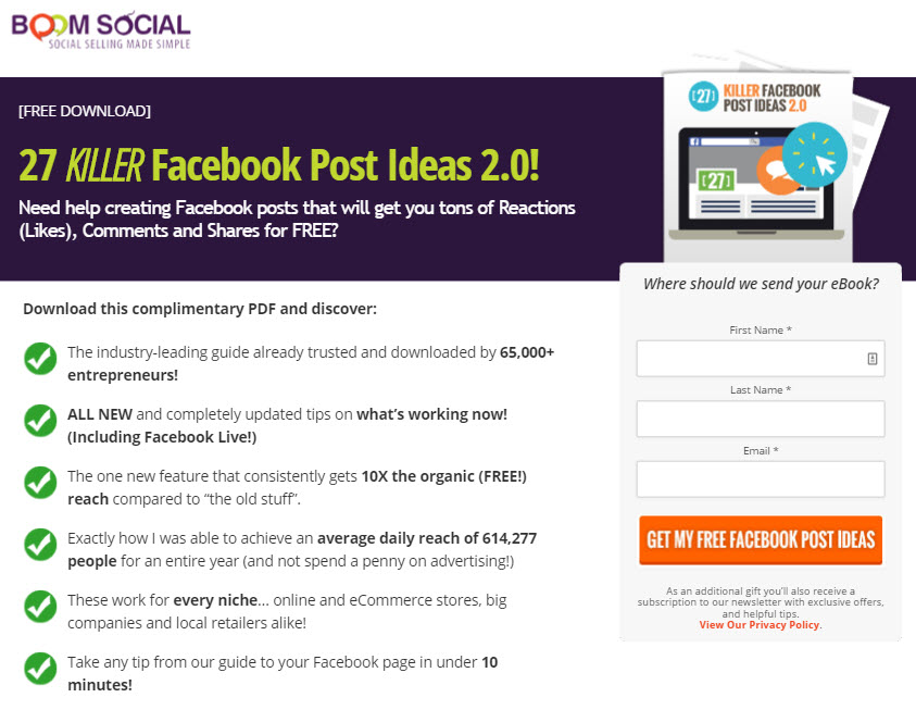 Facebook post ideas that generate engagement