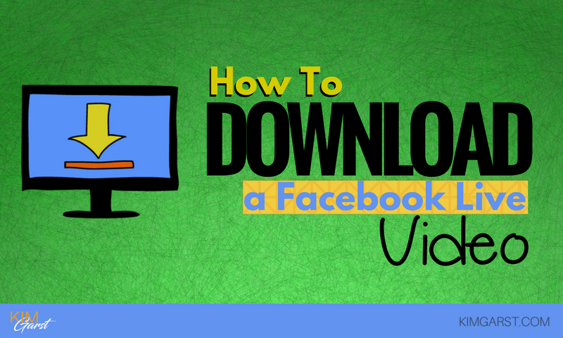 download live video from facebook