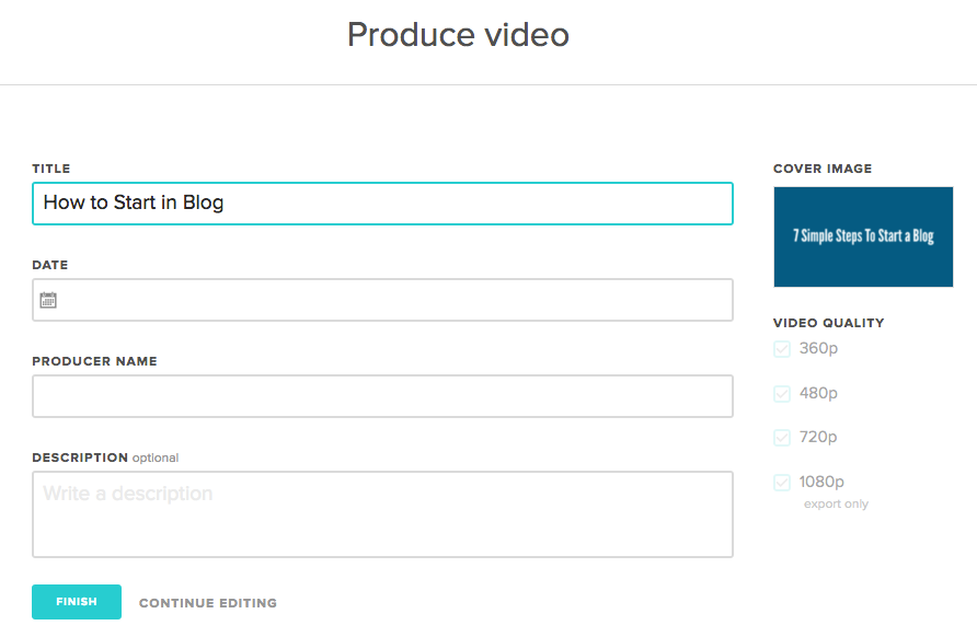 how to save animoto video