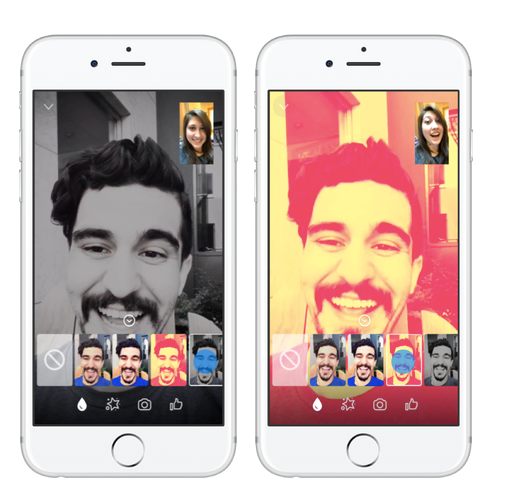 facebook video filters
