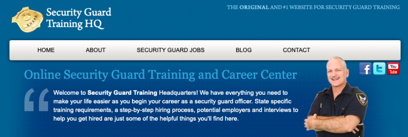 Niche websites like this one on how to become a security guard are an excellent way to generate passive income.