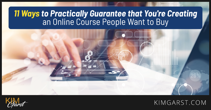 How To Create A High Quality Online Course That Will Sell - 