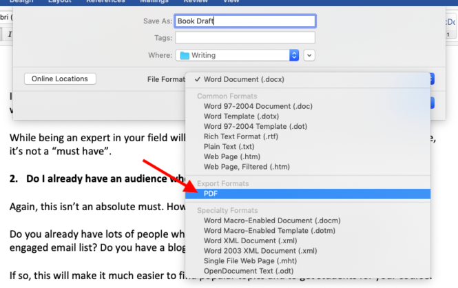 Ebook File Types