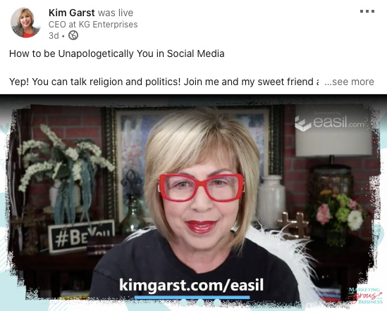 LinkedIn for Business to Get More Sales and Leads - Kim Garst