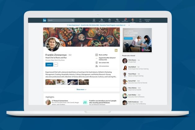 create new account in linkedin