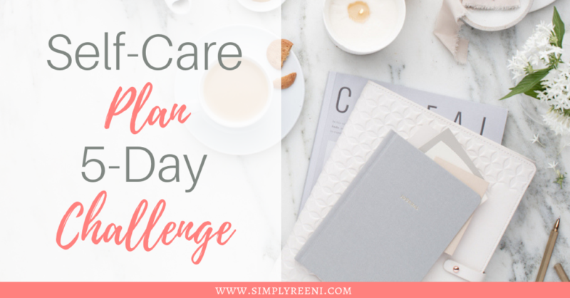 self care plan 5 day challenge