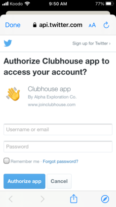 authorize-clubhouse