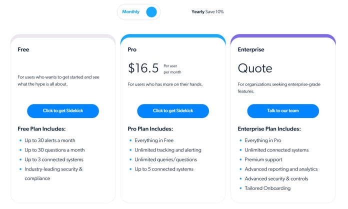 slack-sidekick-pricing-options